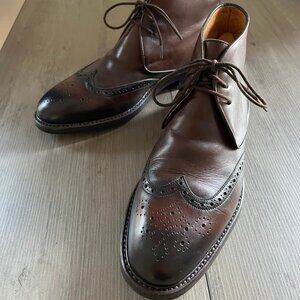 BERWICK 1707 Wingtip Chukka Boots Goodyear Welted EU 40 US 7-7.5 UK 6-6.5